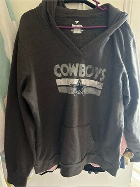 Fanatics Dark Gray/Black Dallas Cowboys Pullover Hoodie
